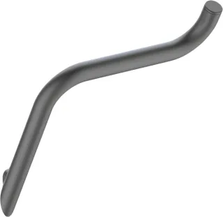 Neuesbad Serie 600 Papierhalter, wandhängend, Oberfläche: Titanium NB1ADI_D2111