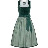 Nübler Dirndl Midi Dirndl Klarissa in Tanne von Nübler - Rocklänge 70 cm