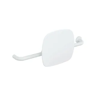 Hewi 801 Rückenstütze 801.51B9261R98 Wandabstand 150mm, Ausführung rechts, matt, Lehne signalweiß, signalweiß