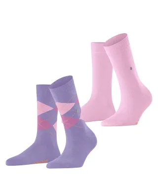 Burlington - Burlington Everyday Mix 2-Pack Damen lilac - Gr. - 38.5
