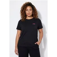Angel of Style T-Shirt T-Shirt Boxy Fit Sardinen-Motiv auf dem Rücken