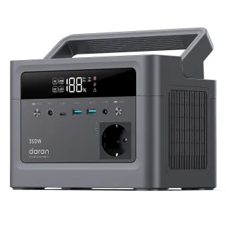 [EU Direct] DaranEner Cubus350L Portable Power Station 350W 288Wh Power Bank LiFePO4 Battery 230V Pure Sine Wave AC Outl