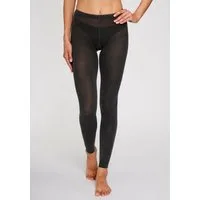 Lavana Strickstrumpfleggings Baumwoll Strumpfhose ohne Fuß, Uni Farben Thermosan, fein gestrickt, weich und elastisch