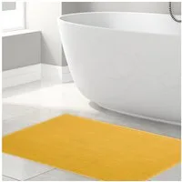 HAMMETEX Badematte rutschfeste Badvorleger, Hotelmatte, Höhe 7,5 mm, rutschhemmend beschichtet, strapazierfähig, Baumwolle, rechteckig, einfarbig, 100% Baumwolle, in 2 Größen erhältlich