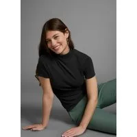 Flashlights Rollkragenshirt figurbetont, Basic-Stil, Rollkragen, aus 100% Baumwolle, elastisch