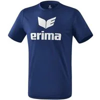 Erima T-Shirt Promo (100% Polyester) dunkelblau/weiss Kinder