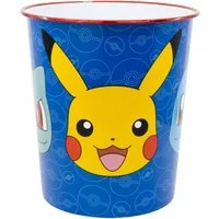 POKEMON JUEGO DE CARTAS Mülleimer Pikachu 10 Lt Abfalleimer für Kinderzimmer mit fröhlichem Design