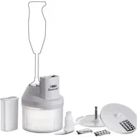 ESGE-Zauberstab Zerkleinereraufsatz, ZAUBERETTE 6500, Zubehör für alle ESGE-Zauberstab® Modelle außer Gastro, Raspel, Schneid- & Hackaufsatz, transparent, spülmaschinengeeignet
