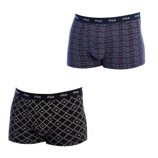 Pack-2 Bedruckte Baumwoll-Boxershorts FU5289 für Herren