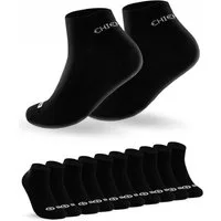 Chiemsee Sneakersocken 10 Paar Damen und Herren kurze Socken aus Baumwolle mit Komfortbund