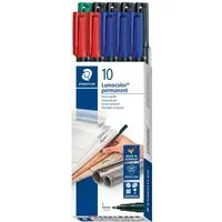 STAEDTLER Folienstift Staedtler Folienstift Lumocolor® permanent pen 318 318 B10 Blau, Grün
