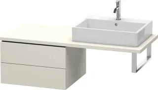 Duravit L-Cube Unterschrank für Konsole Taupe Matt 620x547x400 mm - LC583809191 LC583809191