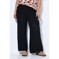 Studio Untold Schlupfhose Hose wide Straight Legs Strick mit Struktur