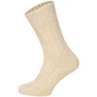 HomeOfSocks Socken 100% Wolle Schurwoll Socken Natur Warm 2er Pack Dicke und warme Wollsocken mit 100% Wollanteil