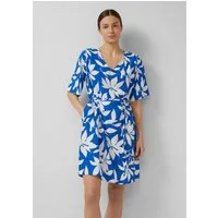s.Oliver Minikleid Kleid Strukturiertes Kleid mit Gürtel
