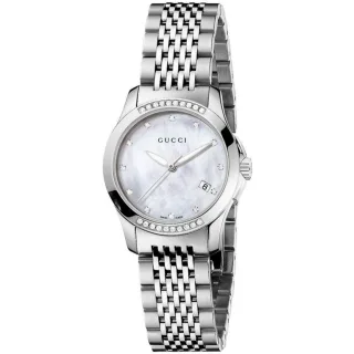 Gucci YA126510 G-Timeless Perlmutt Damenuhr