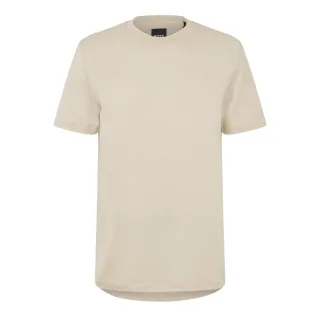 Boss - "C-Thompson" T-Shirt für Herren, Gerippter Kragen (Weiß)