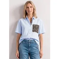 STREET ONE Hemdbluse aus reiner Baumwolle
