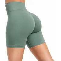 Smilodox Shorts Amaze Pro, Shaped Fit Push Up Booty Radlerhose V-Shape Seamless High Waist Hotpants Scrunch-Effekt Squatproof Gym Yoga Alltag