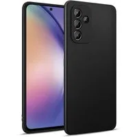 CoolGadget Handyhülle Handy Schutzhülle für Samsung Galaxy A34 5G matt schwarz 6,5 Zoll, Silikon TPU Hülle Schutz Tasche Cover schlicht Slim Case