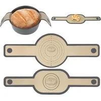 FELIXLEO Backmatte 2er Set Silikon Brotschlinge für Dutch Oven Rund Oval mit Griff, (1-tlg)