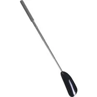 Koopman Schuhlöffel Schuhanzieher Teleskop Anzieher 25-72 cm (Stück, 1-tlg., Packung), Grau, ausziehbar, Metall / Kunststoff, Teleskopstiel