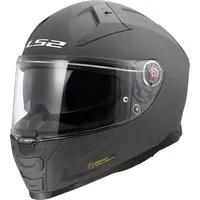 LS2 Motorradhelm FF811 Vector II Concrete Helm, vorbereitet für Kommunikationssystem,Notfallsystem-Polsterung (EQ