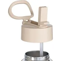 BEARFOOT Trinkflasche Ersatzdeckel braun - Thermo Kinder Trinkflasche, Thermosflasche, auslaufsicher, Edelstahl, Kinderflasche, BPA-frei