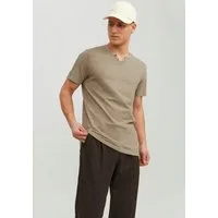 Jack & Jones T-Shirt SPLIT NECK TEE mit V-Ausschnitt