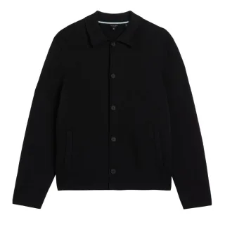 Ted Baker Freder Schwere Strickjacke In Schwarz