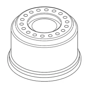KWC Aquarotter Sprühkopf für Augendusche, 2000104725, 2000104725 2000104725