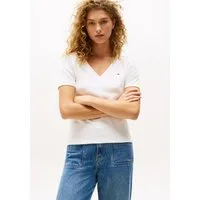 Tommy Hilfiger T-Shirt CODY V-NECK SHORT SLEEVE mit V-Ausschnitt, Baumwolle, Slim Fit