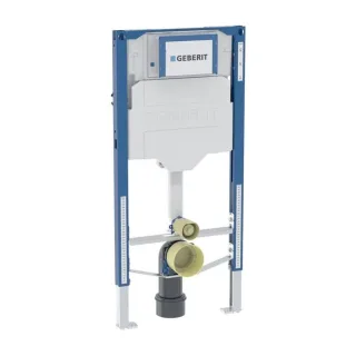 Geberit Duofix Bambini Stand-WC-Element 111922006 f. Kleinkinder u. Kinder, Stand-WC ,97cm mit Sigma Unterputz-Spülkasten 12cm