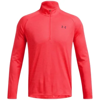 Under Armour - "Tech" mit halbem Reißverschluss Oberteil für Herren Strukturiert (Rot)