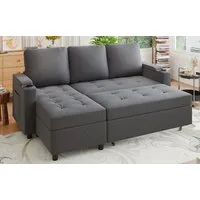 GUNJI Ecksofa L-shaped/U-shaped sofa with storage and sleeping functions