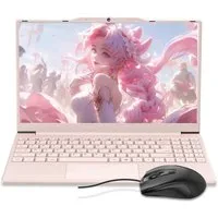 Auusda T141J Laptop mit kabelgebundener Maus, 14.1 Zoll, Intel N5095 Notebook (Intel UHD-Grafik N5105, 16 GB, 512 GB SSD, mit physischem Kameraschalter für optimale Sicherheit)