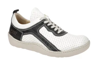 Eject 19965 OCEAN Herrensport-Halbschuhe in Wei?/Schwarz - Echtleder, Gummisohle