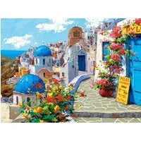 Castorland Puzzle Frühling in Santorin, Puzzleteile