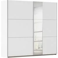 OTTO home Kleiderschrank Mehrzweckschrank Aktenschrank Möbel Mietswohnung TOPSELLER ASTANA (3 Ausstattungen BASIC/CLASSIC/PREMIUM (inkl. SOFT-CLOSE-FUNKTION) mit 3 Spiegelelementen, Metallgriffleisten alufarbig MADE IN GERMANY