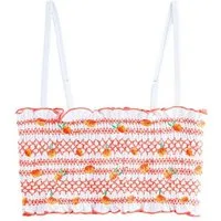 Next Bandeau-Bikini-Top Gesmoktes Bandeau-Bikinioberteil (1-St)
