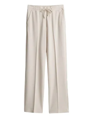 OPUS PANTS - Weite Stoffhose beige - Gr. - 34