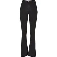 URBAN CLASSICS Bootcuthose Urban Classics Damen Ladies Super Stretch Bootcut Denim Pants (1-tlg)