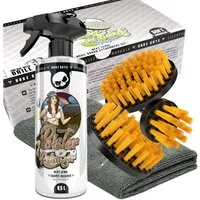 autopflege Polsterreiniger Set Nuke Guys Polsterreiniger 500ml Polsterreiniger (5-St. + Bürstenaufsatz 3er Pack Soft + Mikrofasertuch)