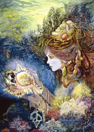 Schmidt Spiele Puzzle 58844 - Josephine Wall Nixe [1.000 Teile]