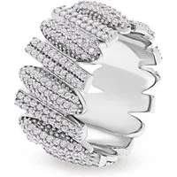 JETTE Silberring JETTE Damen-Damenring 925er Silber 354 Zirkonia, Zirkonia, synthetisch