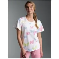 Trigema T-Shirt TRIGEMA T Shirt mit Allover-Druck "Schmetterlinge" (1-tlg)