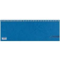 GLOCKEN Schreibtischkalender Querkalender 29,7x10,5cm 1 Woche/2 Seiten blau Kalendarium 2027