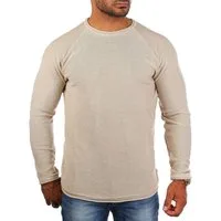 CARISMA Strickpullover Herren leichter Feinstrick einfarbig basic körperbetont regular 7785