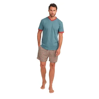 JJBFH5001 Kurzarm-Pyjama für Herren