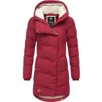 Ragwear Wintermantel Pavla stylischer Winterparka mit Teddyfutter und Kapuze